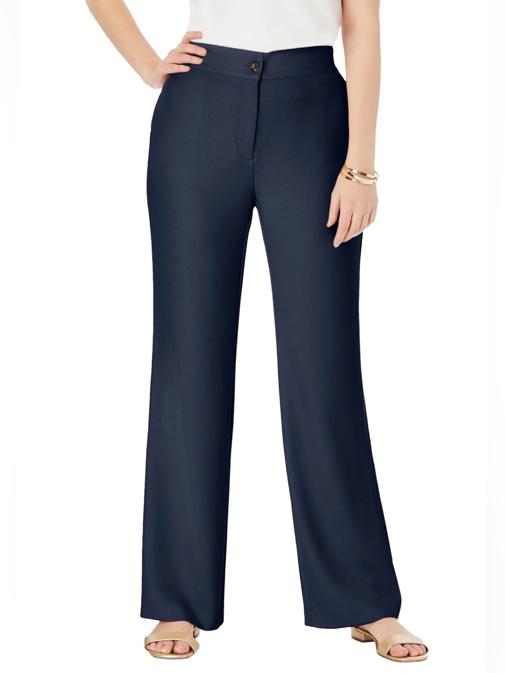 New! Jessica London Tummy Control Bi-Stretch Bootcut Pant 12P